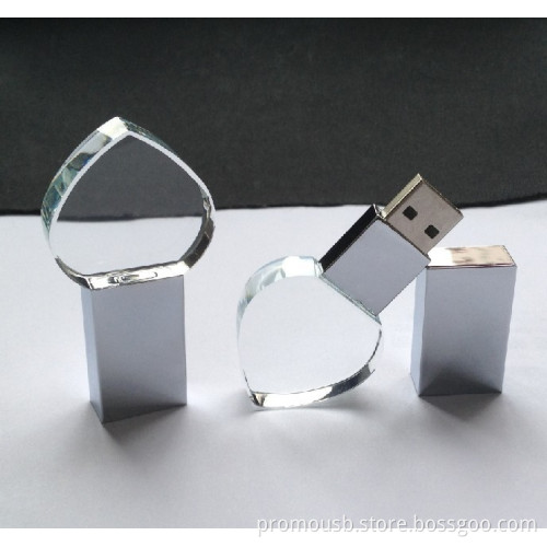 luminous 4GB usb flash acrylic engraving 3D LOGO